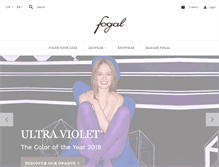 Tablet Screenshot of fogal.com
